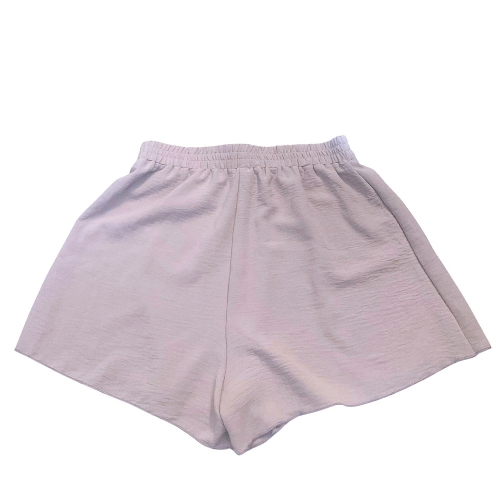 Miley + Molly SET 2 Dressy Shorts Forest Green Tan Beige Small High Rise Basics - Picture 5 of 11
